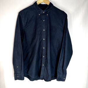 Abercrombie & Fitch Men's Navy Casual Button Down Shirt